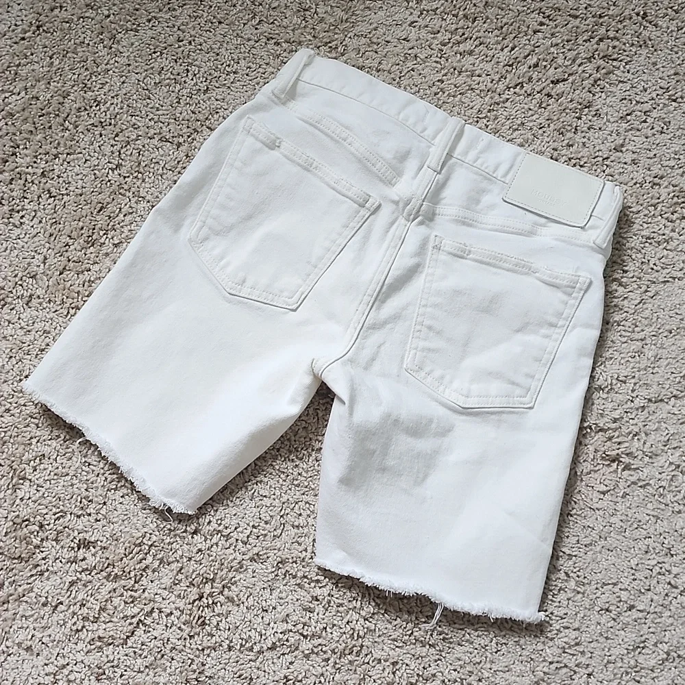 Moussy vintage white denim shorts